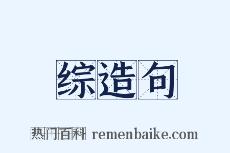 综造句是什么意思的图片